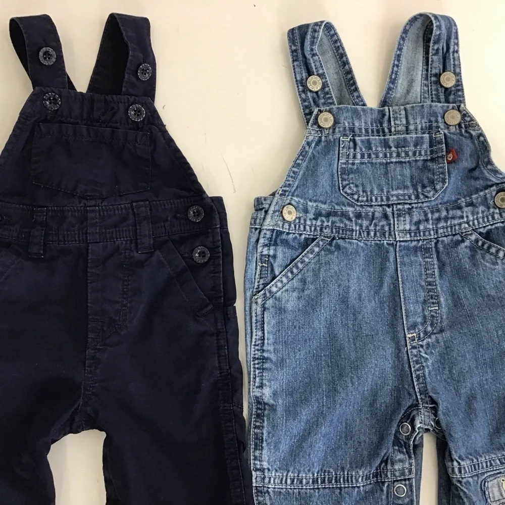 Carter and Baby Gap 0-3 month overalls